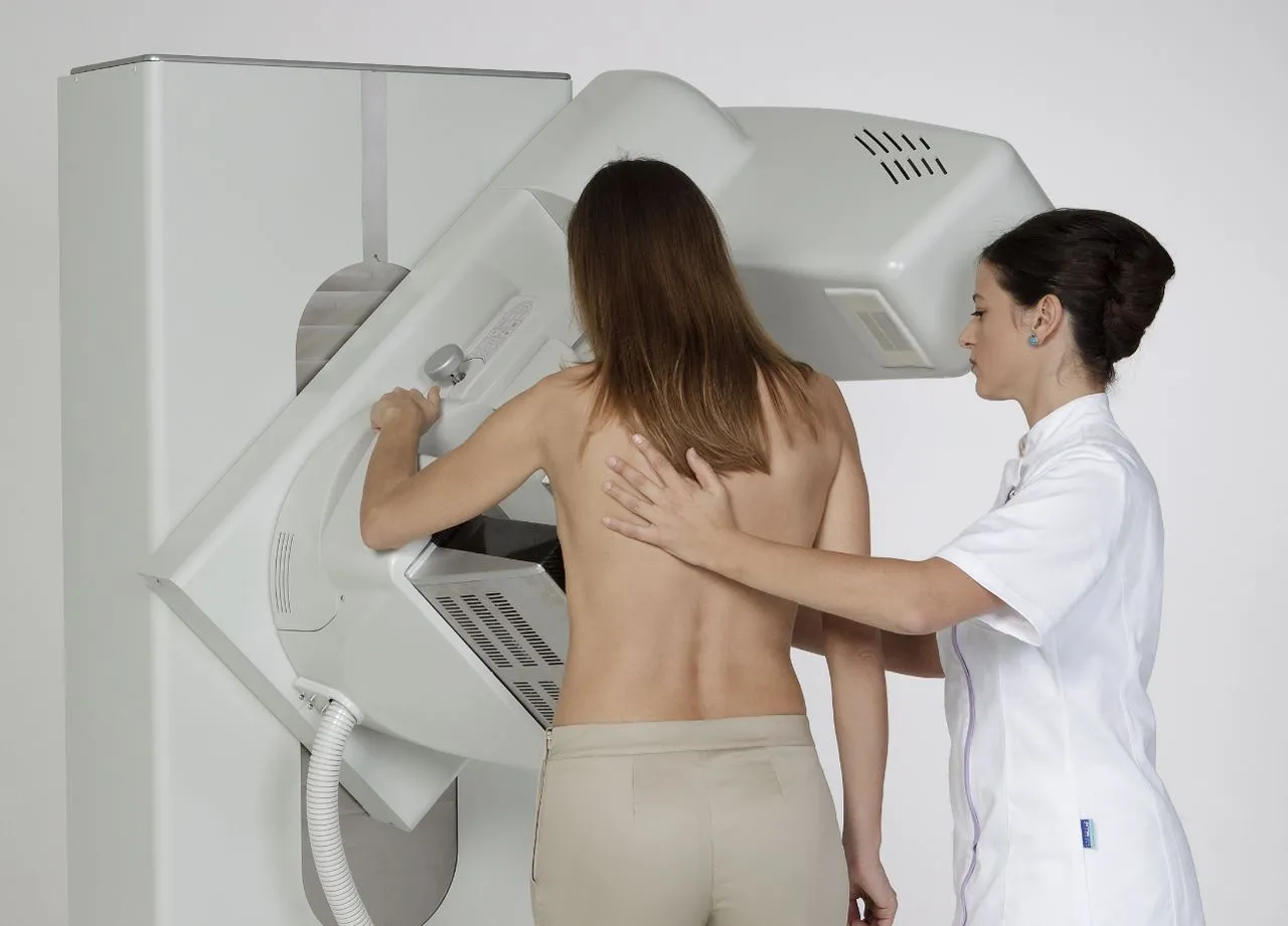 Mammographie — positionnement du sein